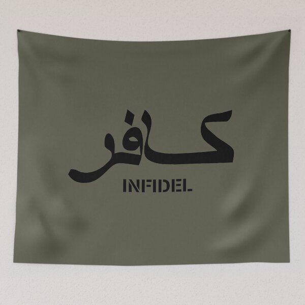 Item preview, Infidel Military Patriotic designed and sold by AJ  Liber.