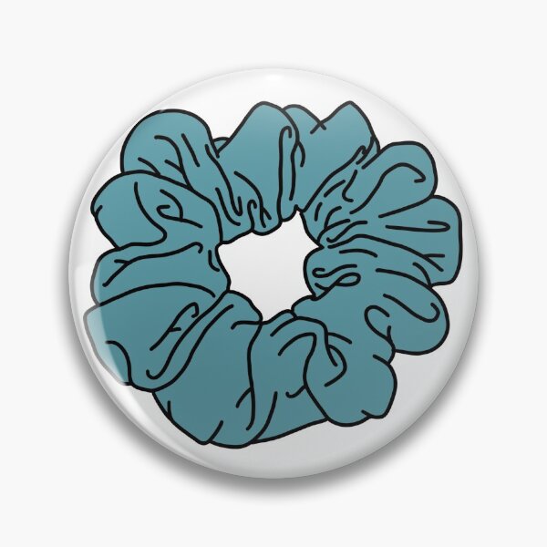 Item preview, Medium Teal Plain Colored Scrunchie designed and sold by piperdooley.