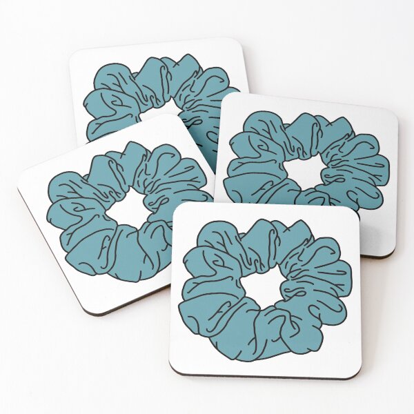 Item preview, Medium Teal Plain Colored Scrunchie designed and sold by piperdooley.