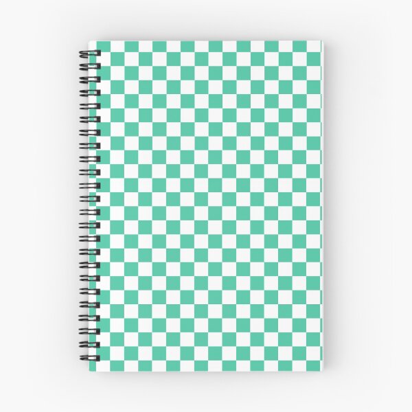 Item preview, Biscay Green and White Check Coloured Pattern - Chequered, Checkered, Checks designed and sold by MissCheck.
