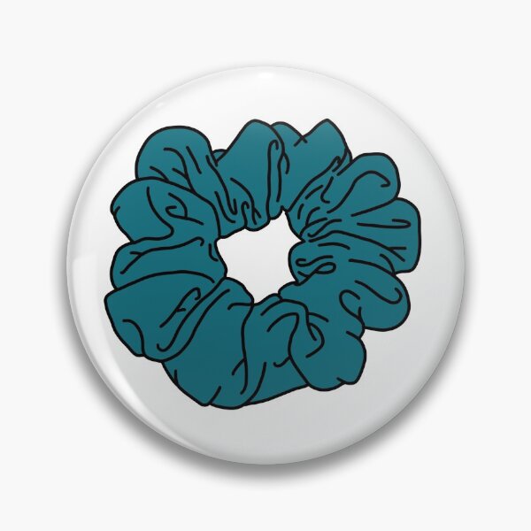 Item preview, Dark Teal Plain Colored Scrunchie designed and sold by piperdooley.