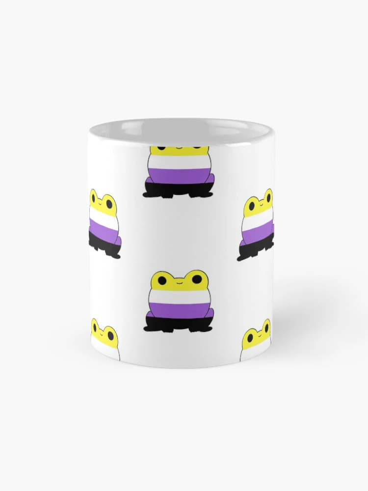 Thumbnail 4 of 6, Coffee Mug, Nonbinary Frog designed and sold by Nonbinaryfrog.