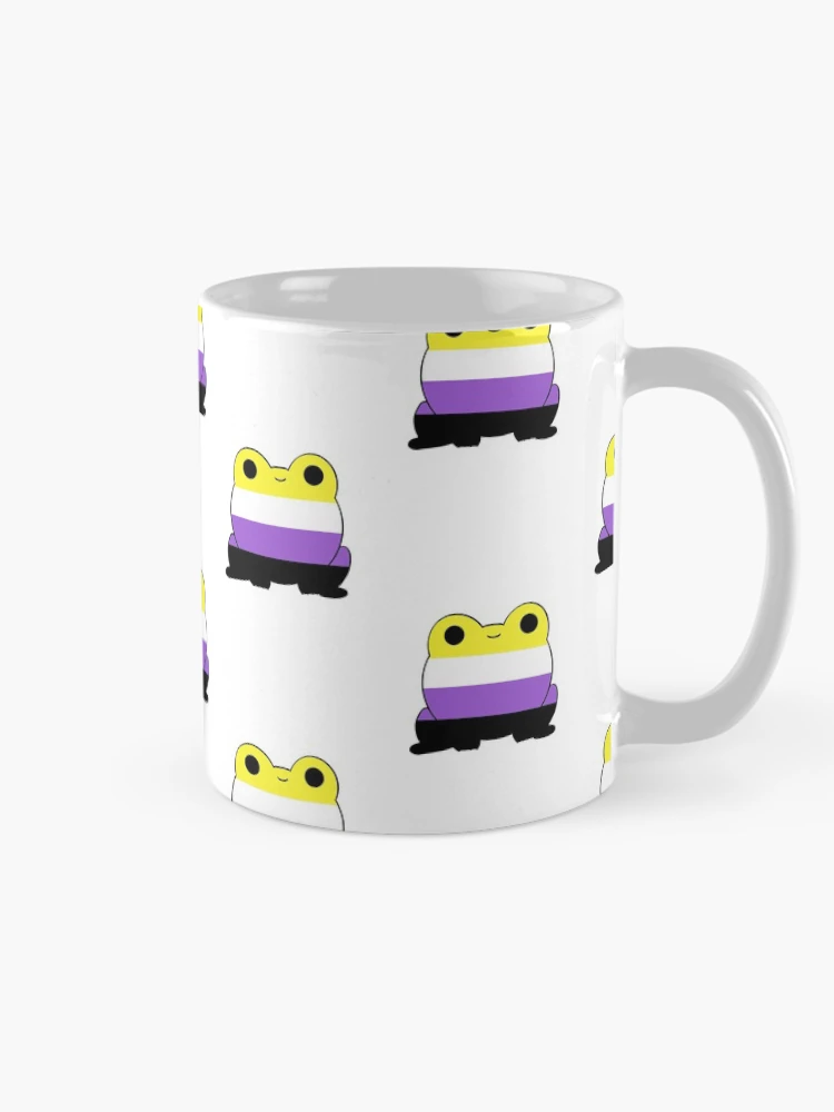 Thumbnail 3 of 6, Coffee Mug, Nonbinary Frog designed and sold by Nonbinaryfrog.