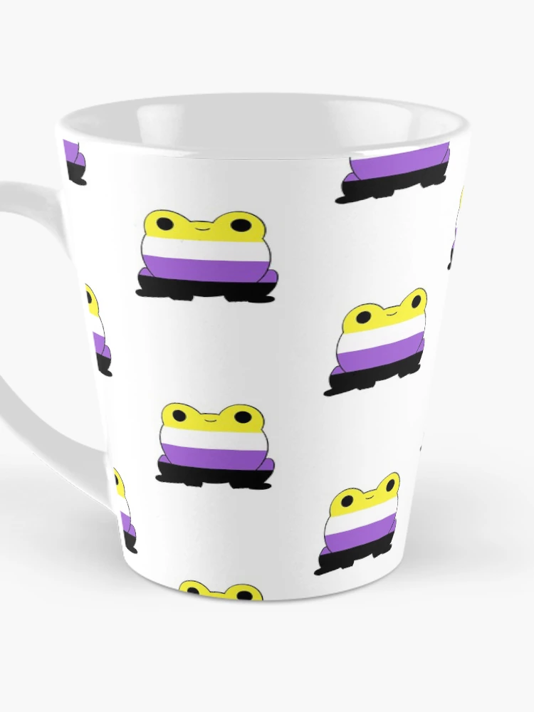 Thumbnail 3 of 4, Coffee Mug, Nonbinary Frog designed and sold by Nonbinaryfrog.