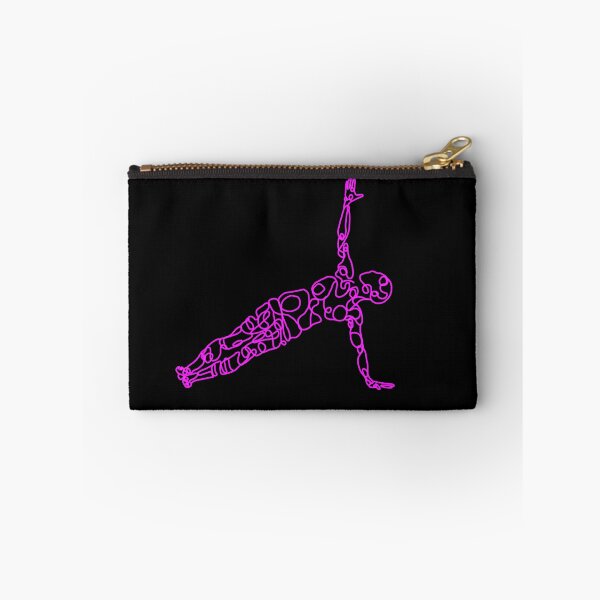 Item preview, Contour Line Yoga-Crown Chakra Side Plank 1  designed and sold by FranksArtWorld.