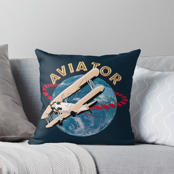 Item preview, Aviation Vintage Illustration - Biplane Aviator designed and sold by TMBTM.