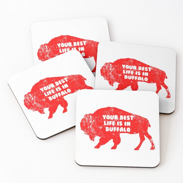 Item preview, Your Best life is in Buffalo  - grunge designed and sold by ScapegoatPrints.