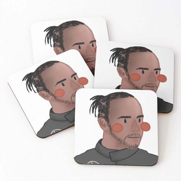 Item preview, Lewis Hamilton cartoon designed and sold by itskarlavxl.