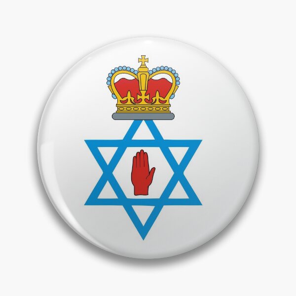 Item preview, Star of David Red Hand of Ulster  designed and sold by EpicThreadsUK.