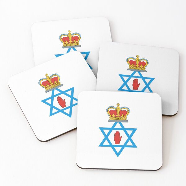 Item preview, Star of David Red Hand of Ulster  designed and sold by EpicThreadsUK.