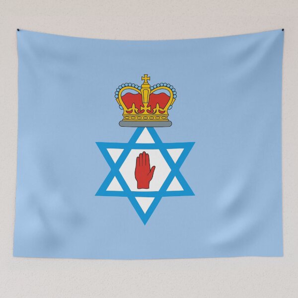 Item preview, Star of David Red Hand of Ulster  designed and sold by EpicThreadsUK.