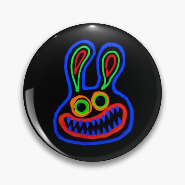 Item preview, Crazy Neon Bunny Rabbit Design Colorful designed and sold by Opal Print.
