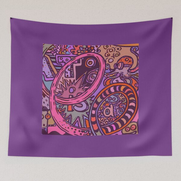 Item preview, Octo Psychedelic-a-doodle designed and sold by HappyBeagle.