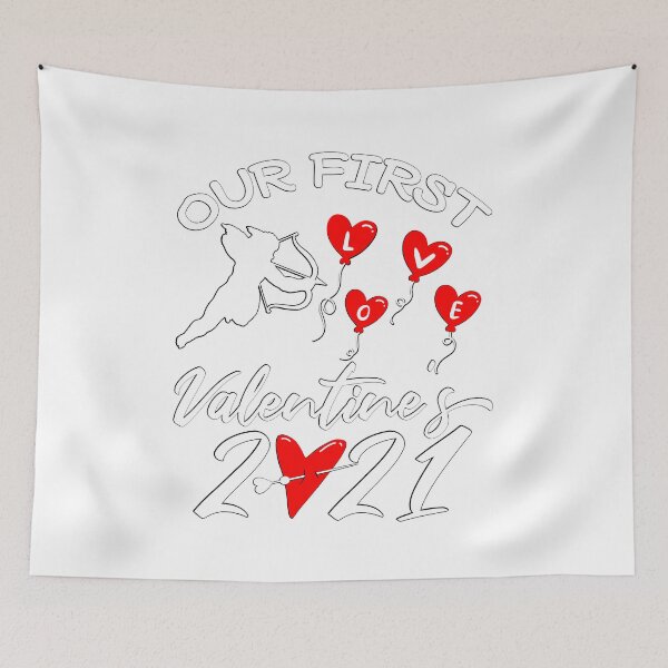 Item preview, Our First Valentines 2021 Shirt,Love Shirt,Happy Valentines Day,Valentines Day Shirts For Mom,Heart Shirt,Cute Valentine tee,Angel shirt.. designed and sold by KHRO.