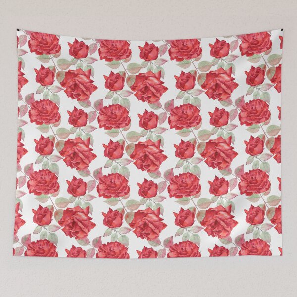 Item preview, Scarlet roses pattern designed and sold by Flowersforbear.