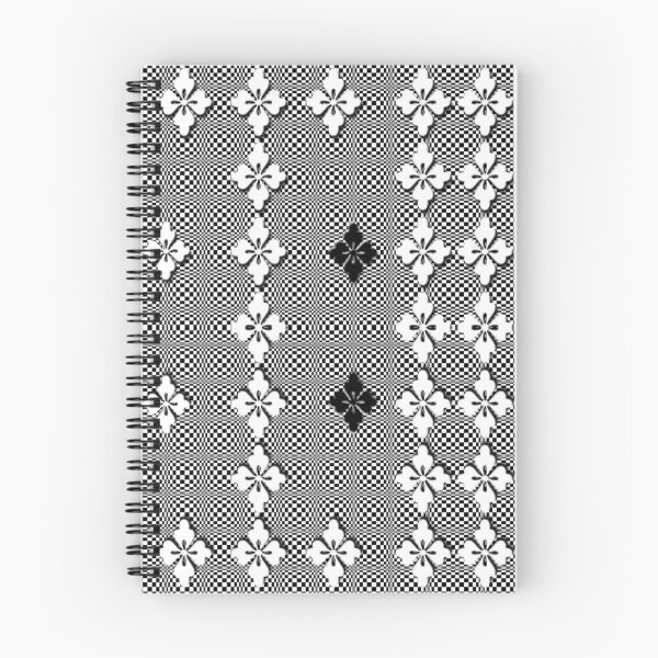 Item preview, Hypnotic Chequered Print Black and White Pattern designed and sold by SpiritGifts.