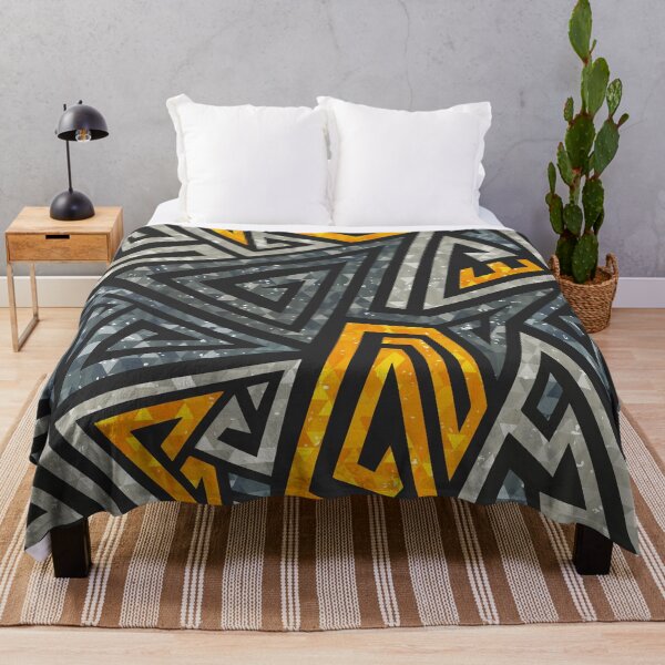 Item preview, Black & Gold Zagz designed and sold by WowThatsAwful.