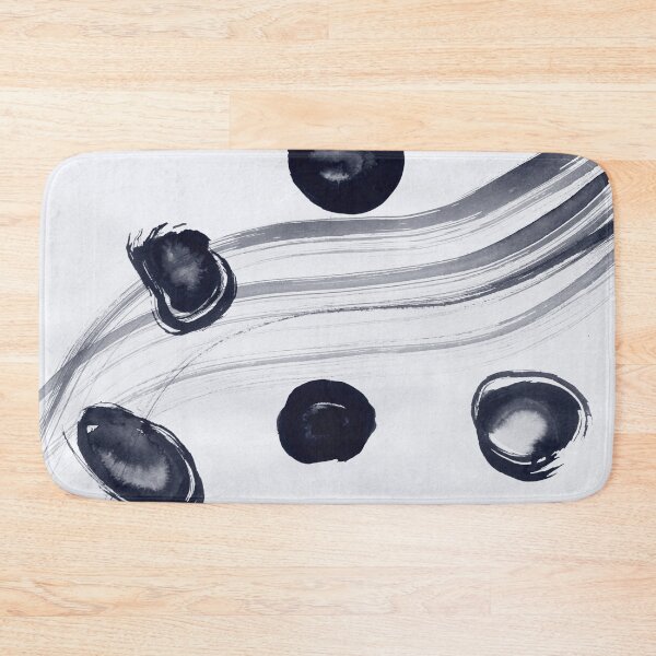 Item preview, ink explorations (010) - abstract black ink painting designed and sold by expl-rations.