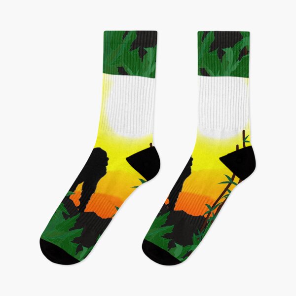 Item preview, Gorilla in jungle watching sunrise designed and sold by AJSkinnerPrints.
