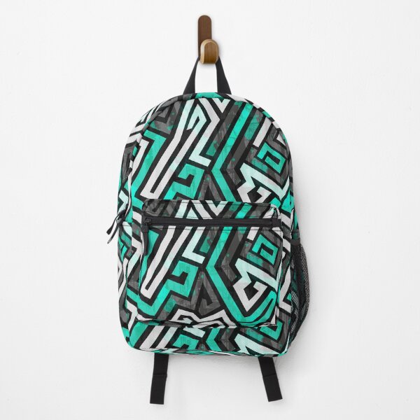 Item preview, Aqua Zigs Graffiti designed and sold by WowThatsAwful.