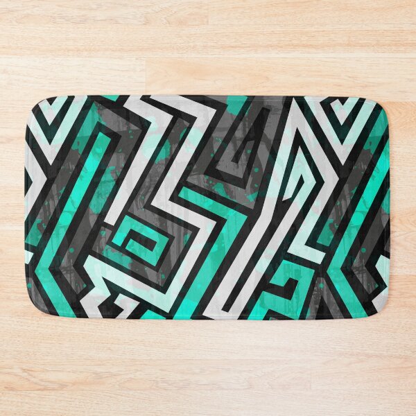 Item preview, Aqua Zigs Graffiti designed and sold by WowThatsAwful.