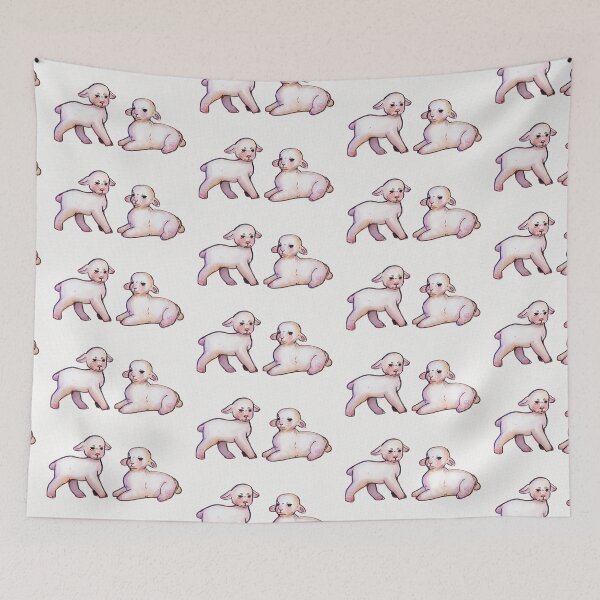 Item preview, lambs <3 designed and sold by trashcangoddess.