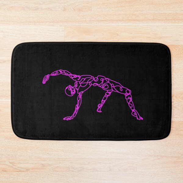 Item preview, Contour Line Yoga-Crown Chakra Side Stretch 1  designed and sold by FranksArtWorld.