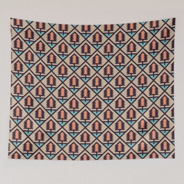 Item preview, Adventure Pine Tree on Lake Pattern  designed and sold by bunnyboiler.