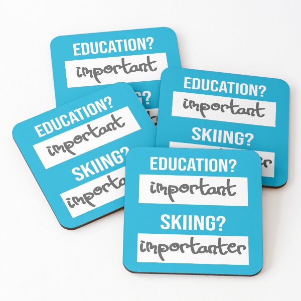 Item preview, School is important but skiing is importanter designed and sold by DeliriousSteve.