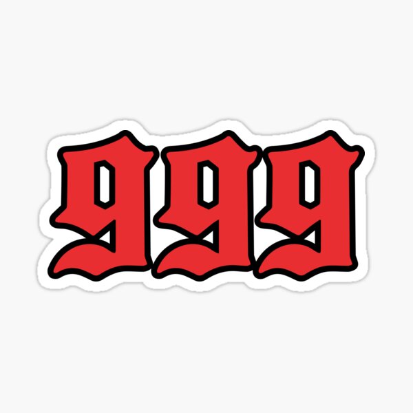 Juice Wrld 999 Stickers 