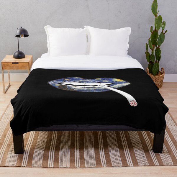 Aperçu de l'œuvre  van gogh-the stary nuit bouche fumer créée et vendue par CEDdesign.