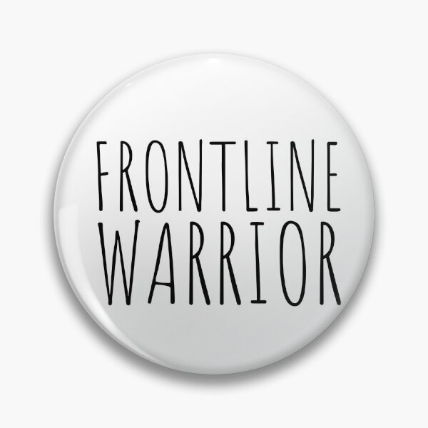 Item preview, Frontline Warrior Essential Worker - Minimalist designed and sold by ProudNurse.