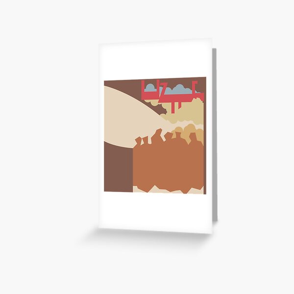 led zeppelin greeting cards redbubble