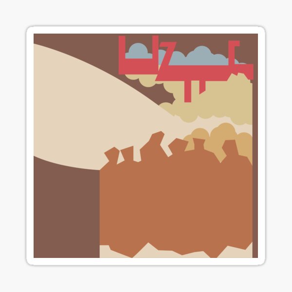 couverture de l'album minimal led zeppelin ii Sticker