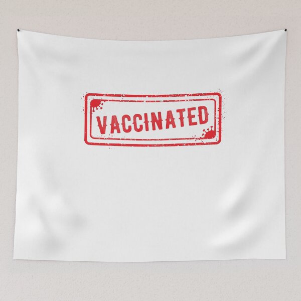 Item preview, Vaccinated Stamp Vaccine Pro Vaccination Support designed and sold by Mytoonsquad.
