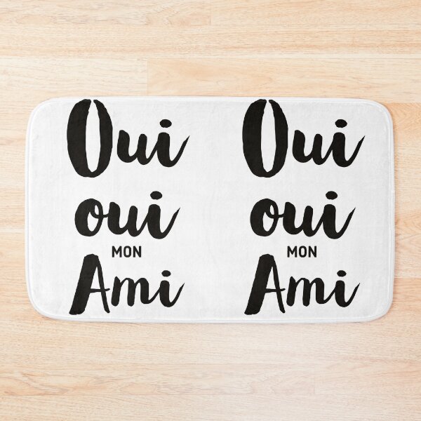 Item preview, Oui oui mon ami designed and sold by Gingatoo.