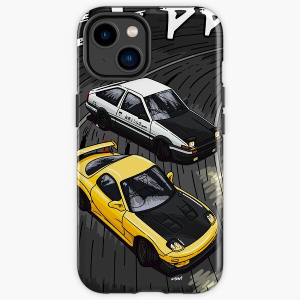 Initial D style artwork, RX7 vs AE86 iPhone Tough Case