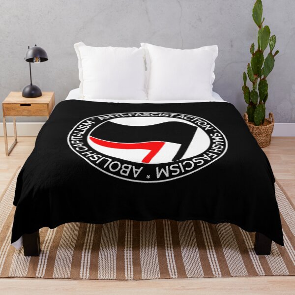 Item preview, Antifa Anti-Fascist Action Abolish Capitalism Smash Fascism Logo designed and sold by Woku.