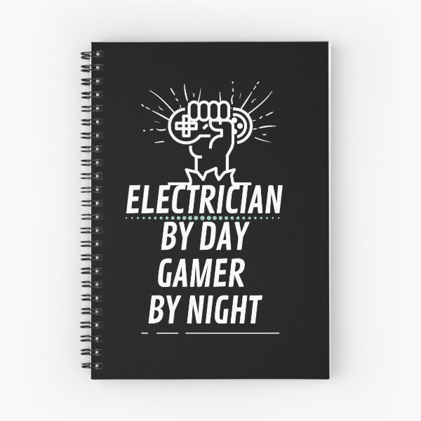 Item preview, Electrician By Day Gamer By Night Quote | Cute Electrician Gaming Gift Design Saying designed and sold by Kasually27.