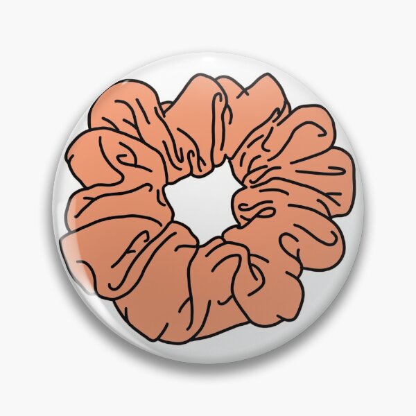 Item preview, Pale/Pastel Orange Peachy Plain Colored Scrunchie designed and sold by piperdooley.