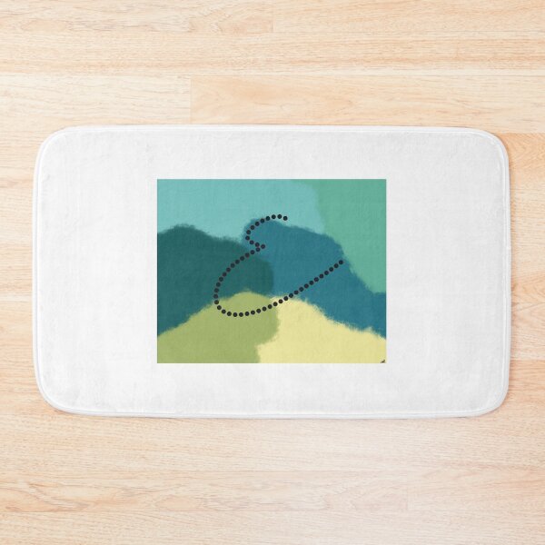 Item preview, Abstract Blue and Green Initial | E Monogram designed and sold by toohot2trot189.