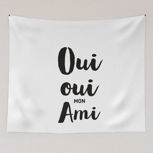 Item preview, Oui oui mon ami designed and sold by Gingatoo.