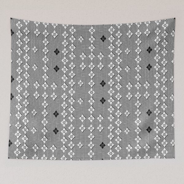 Item preview, Hypnotic Chequered Print Black and White Pattern designed and sold by SpiritGifts.