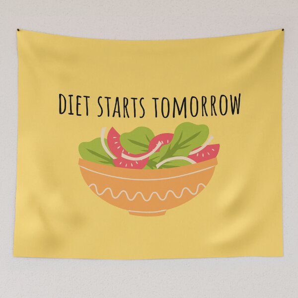 Item preview, Diet Starts Tomorrow designed and sold by KarolinaPaz.