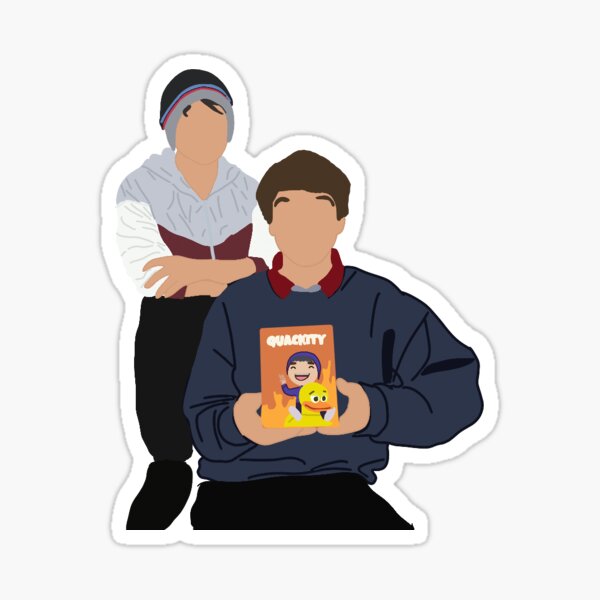 Karl jacobs and quackity Sticker