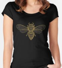 Mandala Bees Women's Fitted Scoop T-Shirt