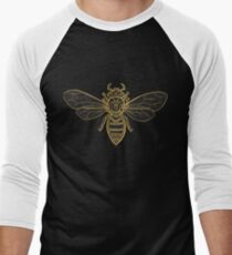 Mandala Bees Men's Baseball ¾ T-Shirt