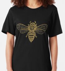 Mandala Bees Slim Fit T-Shirt