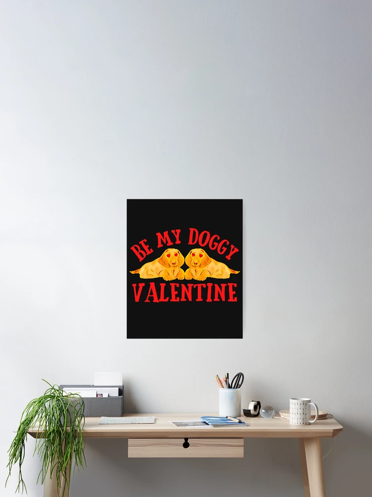Thumbnail 2 of 3, Poster, Dog Valentine designed and sold by DesignsofNote.