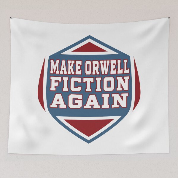 Item preview, make orwell fiction again 2 designed and sold by design880.